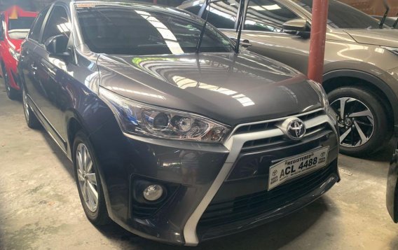 Grey Toyota Yaris 2016 for sale in Quezon City