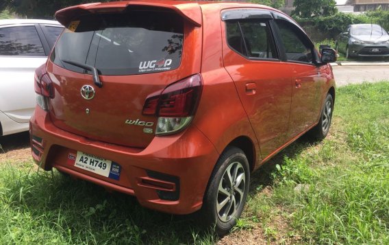 Orange Toyota Wigo 2018 for sale in Cainta-3