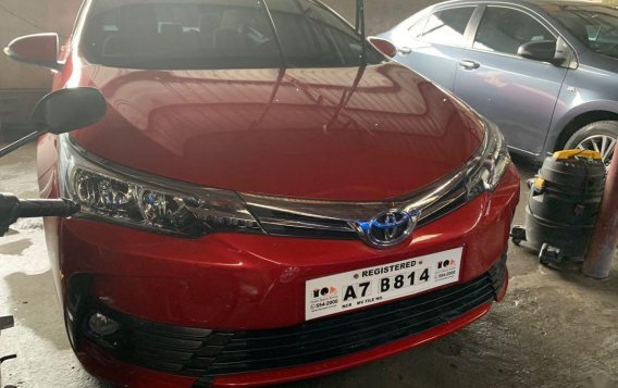 Selling Red Toyota Corolla Altis 2018 in Quezon City -1