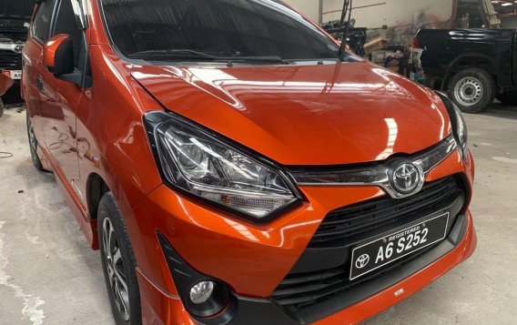 Orange Toyota Wigo 2018 for sale in Quezon City -1