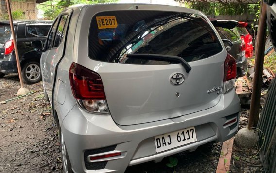 Silver Toyota Wigo 2019 for sale in Quezon City