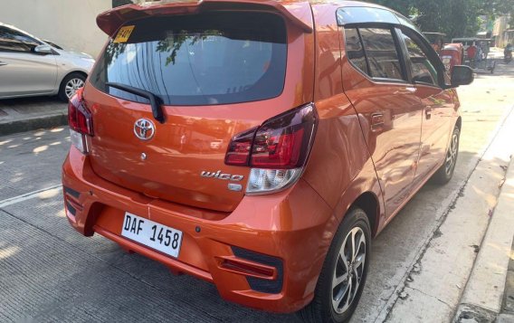 Orange Toyota Wigo 2017 for sale in Quezon City-1