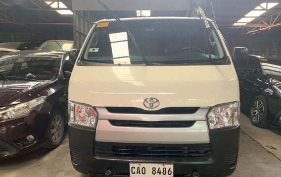 White Toyota Hiace 2019 for sale in Quezon City