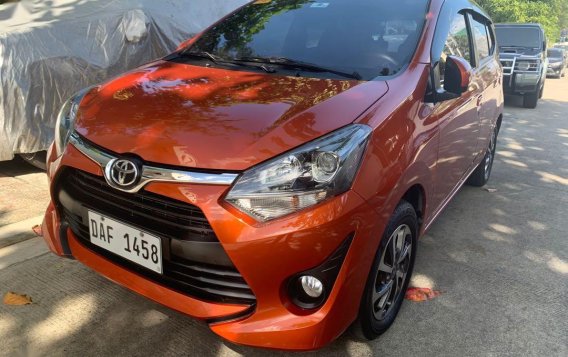 Orange Toyota Wigo 2017 for sale in Quezon City-2