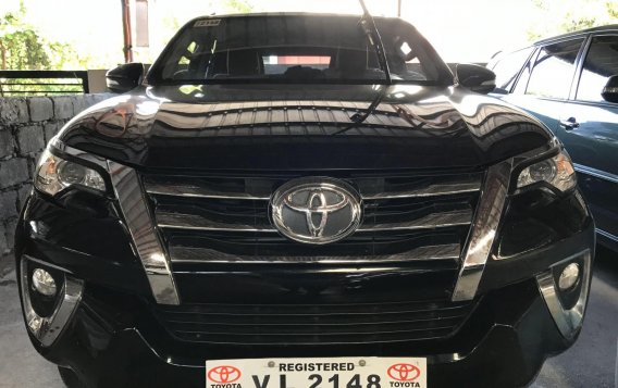 Black Toyota Fortuner 2017 for sale in Quezon City 