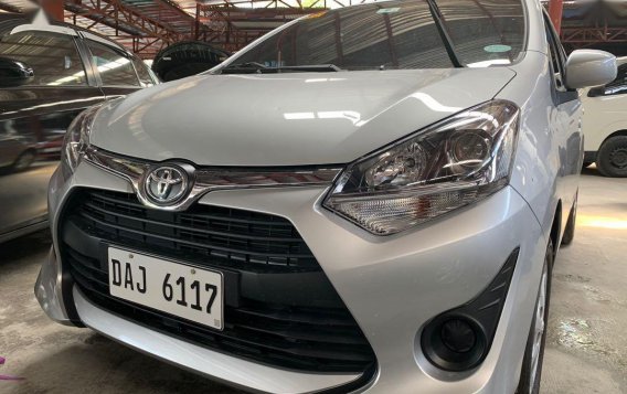 Silver Toyota Wigo 2019 for sale in Quezon City 