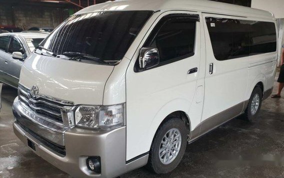 Selling white 2019 Toyota Hiace in Quezon City-1