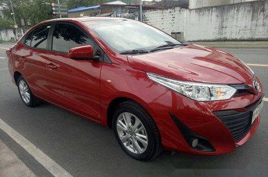 Red Toyota Vios 2018 at 5000 km for sale -2