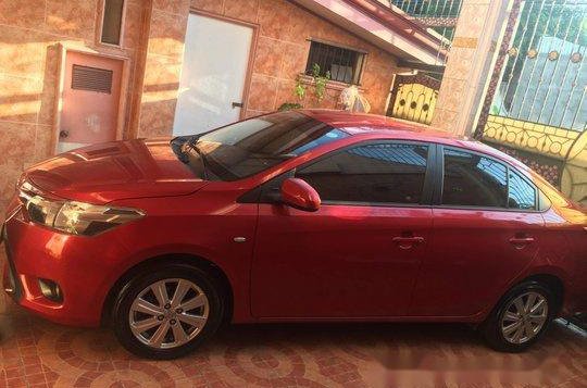 Red Toyota Vios 2014 Automatic Gasoline for sale 