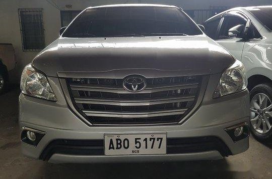 Silver Toyota Innova 2015 for sale in Quezon City