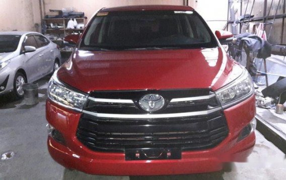 Red Toyota Innova 2017 for sale in Marikina-6