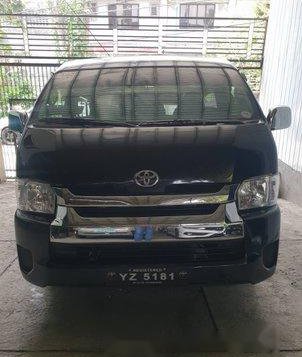 Black Toyota Hiace 2016 at 40000 km for sale in QuezonCity 