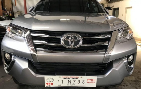 Silver Toyota Fortuner 2019 for sale in Quezon City 