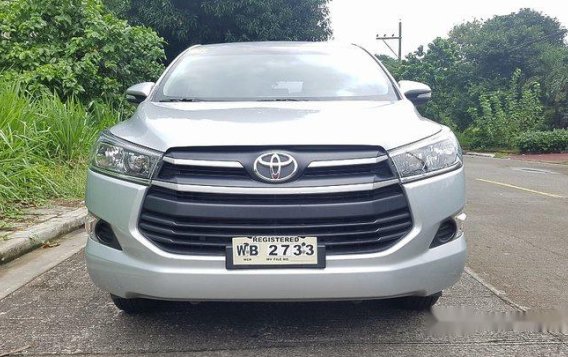 Silver Toyota Innova 2017 at 27000 km for sale -1