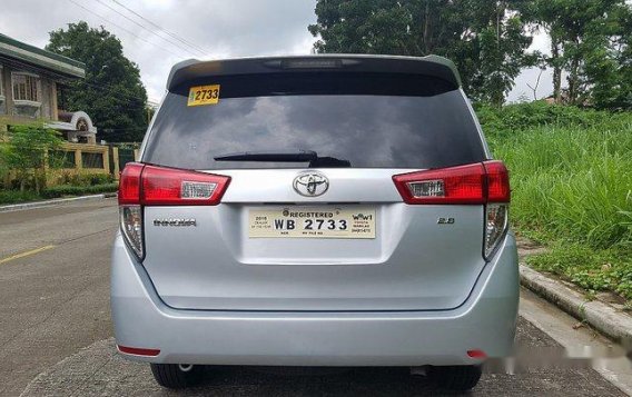 Silver Toyota Innova 2017 at 27000 km for sale -3