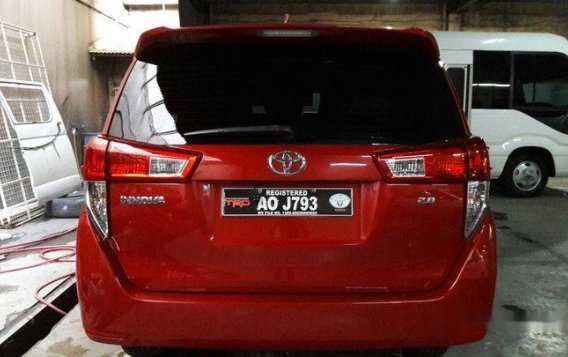 Red Toyota Innova 2017 for sale in Marikina-7