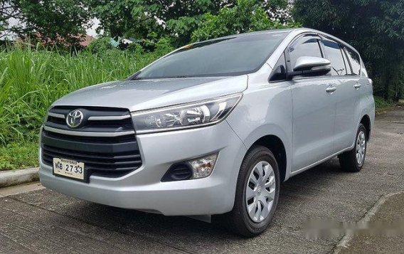 Silver Toyota Innova 2017 at 27000 km for sale -2