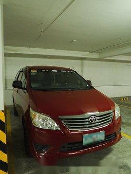 Red Toyota Innova 2013 Manual Diesel for sale  -1