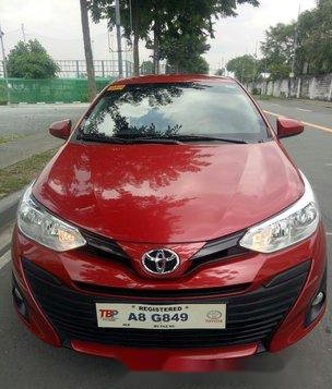 Red Toyota Vios 2018 at 5000 km for sale -1