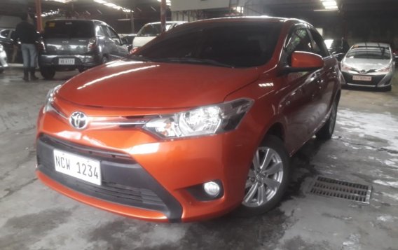 Orange Toyota Vios 2018 for sale in Quezon City-1