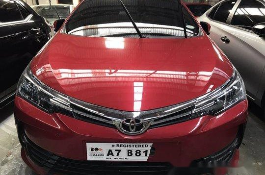 Red Toyota Corolla altis 2018 Manual Gasoline for sale -1