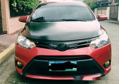 Red Toyota Vios 2014 at 29000 km for sale -1