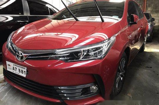 Red Toyota Corolla altis 2018 Manual Gasoline for sale -2