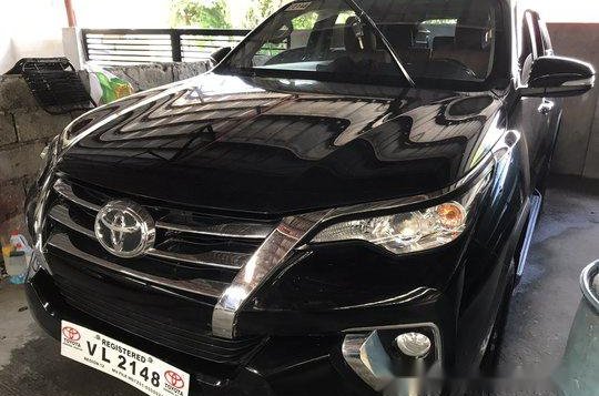 Black Toyota Fortuner 2017 Manual Diesel for sale -2