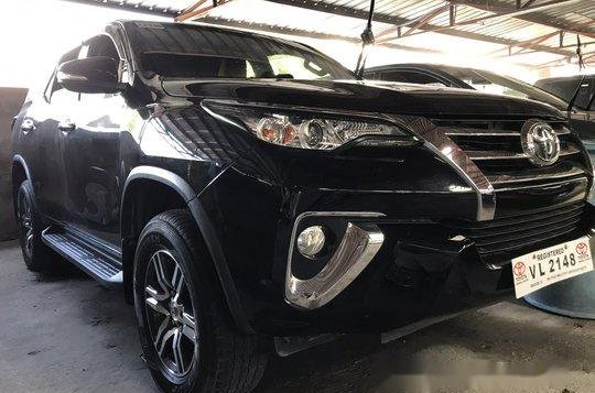 Black Toyota Fortuner 2017 Manual Diesel for sale 