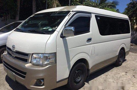 White Toyota Hiace 2013 Manual Diesel for sale -1
