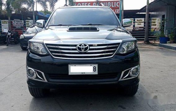 Black Toyota Fortuner 2014 Automatic Diesel for sale  