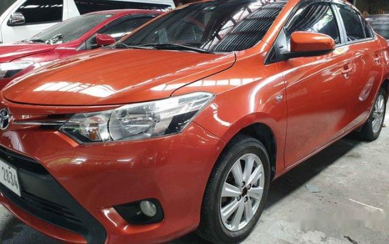 Orange Toyota Vios 2016 for sale -1