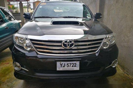 Black Toyota Fortuner 2015 at 55000 km for sale -7