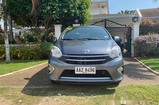 Grey Toyota Wigo 2015 at 20740 km for sale in Panglao