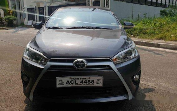 Grey Toyota Yaris 2016 Automatic for sale 