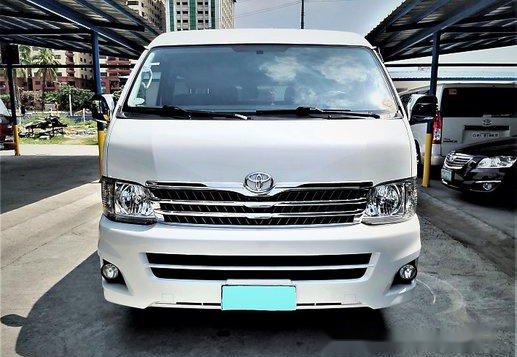 White Toyota Hiace 2013 Automatic Diesel for sale 