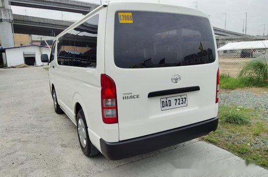 White Toyota Hiace 2017 Manual Diesel for sale -3
