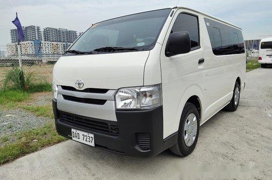 White Toyota Hiace 2017 Manual Diesel for sale -1