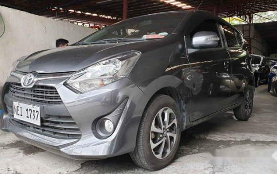 Grey Toyota Wigo 2019 Automatic Gasoline for sale 