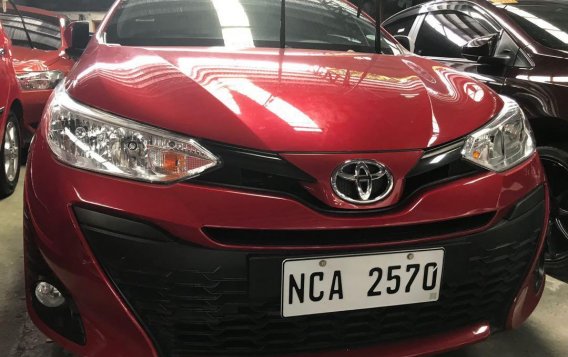 Red Toyota Yaris 2018 for sale in Quezon City 