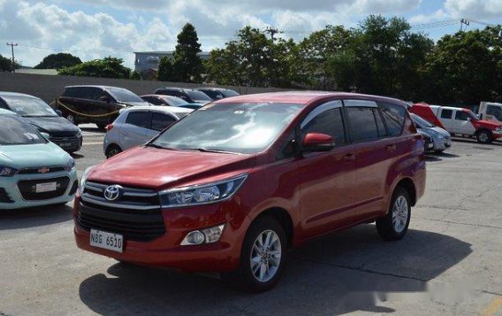 Red Toyota Innova 2018 Manual Diesel for sale-3