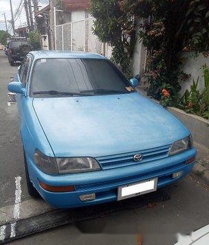 Blue Toyota Corolla 1992 Manual Gasoline for sale 