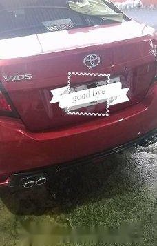 Red Toyota Vios 2014 at 41800 km for sale -2