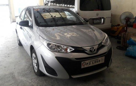 Silver Toyota Vios 2019 Automatic Gasoline for sale  