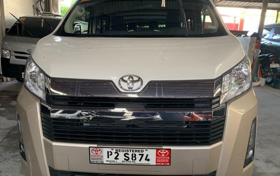 Pearlwhite Toyota Hiace 2019 for sale in Quezon City 