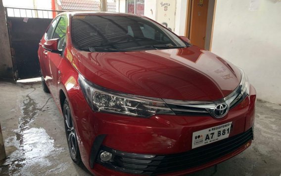 Red Toyota Corolla Altis 2018 for sale in Quezon City