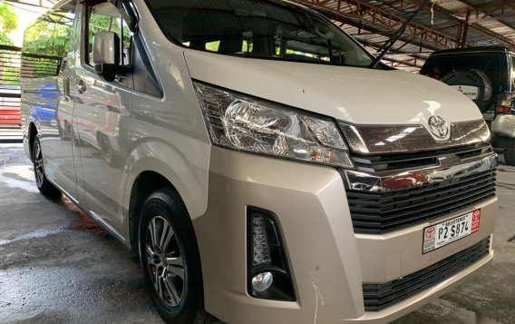 Pearlwhite Toyota Hiace 2019 for sale in Quezon City -2