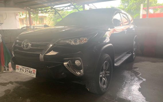 Selling Black Toyota Fortuner 2017 in Quezon City