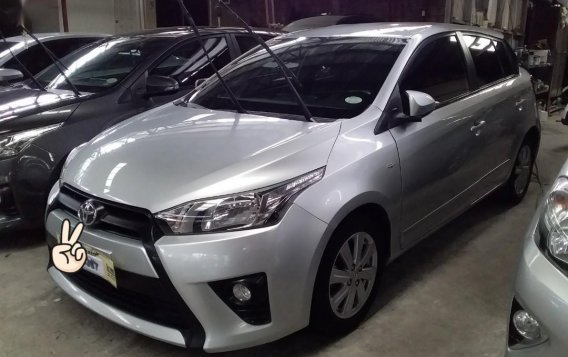 Silver Toyota Yaris 2016 for sale in Quezon City-1