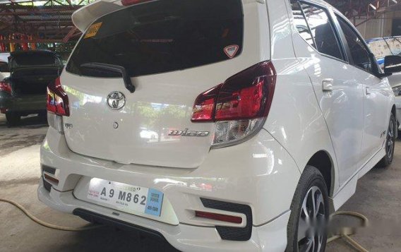 White Toyota Wigo 2019 Automatic Gasoline for sale -2